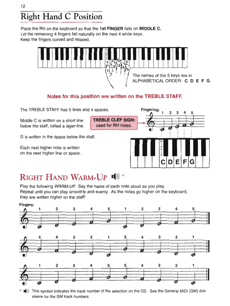 Pg. 8-9 Right Hand C Position | PDF