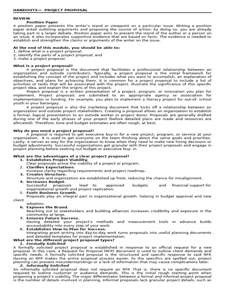 Project Proposal | PDF