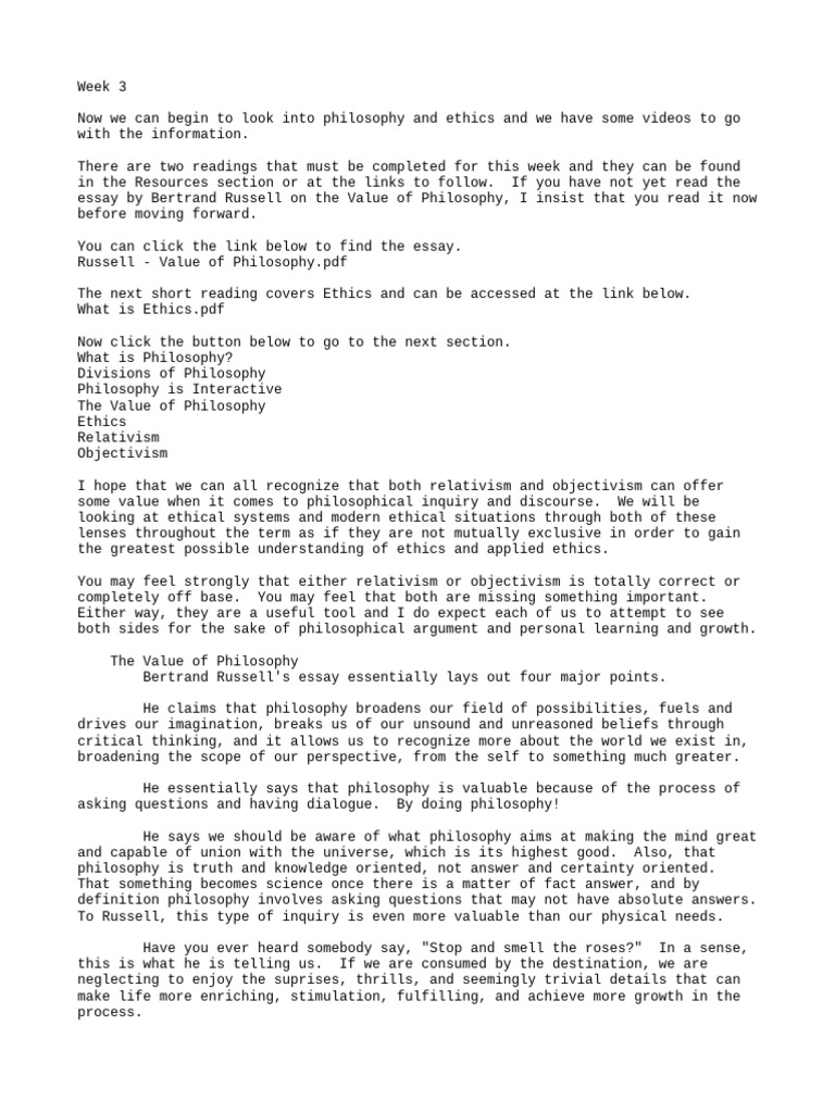 Ethics Course Notes | PDF