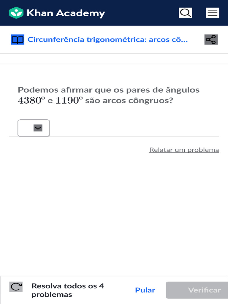 Circunfer ncia trigonom trica arcos c ngruos i pr tica khan academy 2