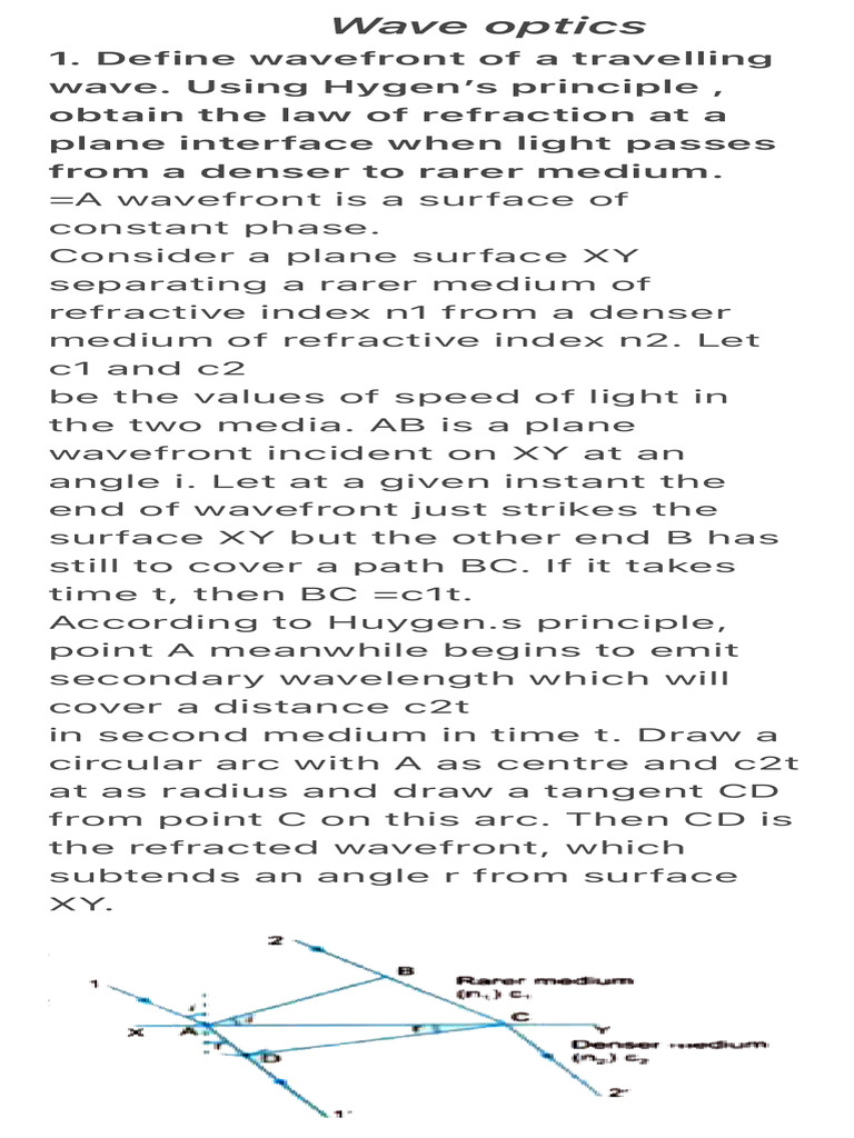 Wave Optics | PDF