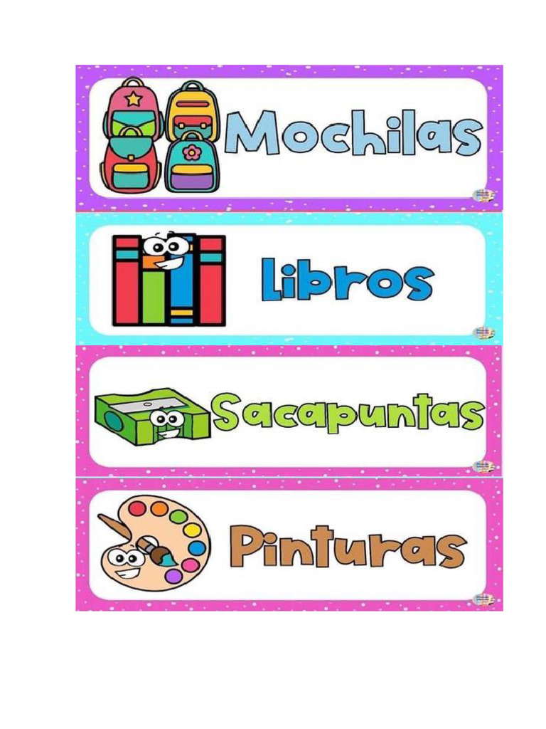 letreros para el aula | PDF