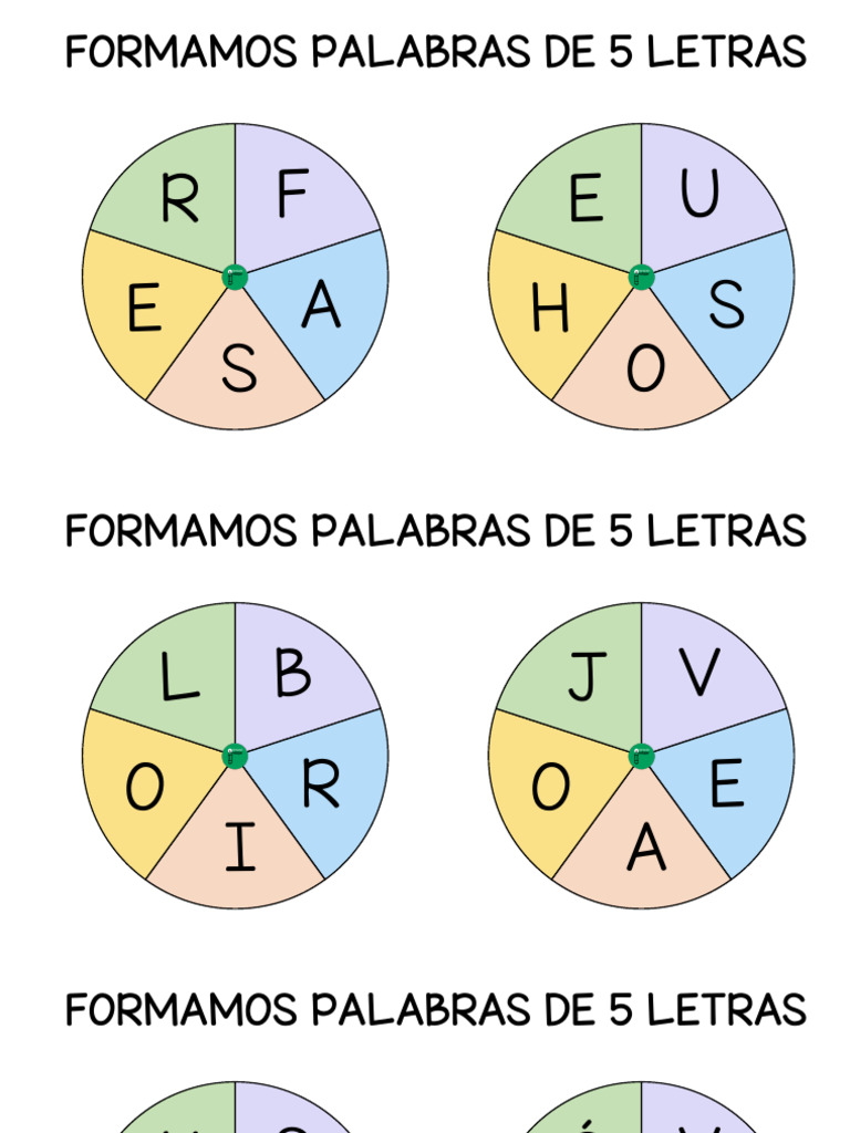 Formamos Palabras de 5 Letras | PDF