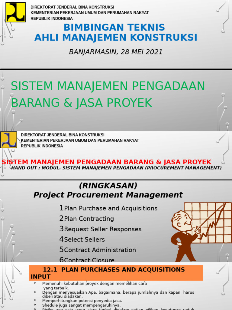 Sistem Pengadaan Barang Dan Jasa | PDF