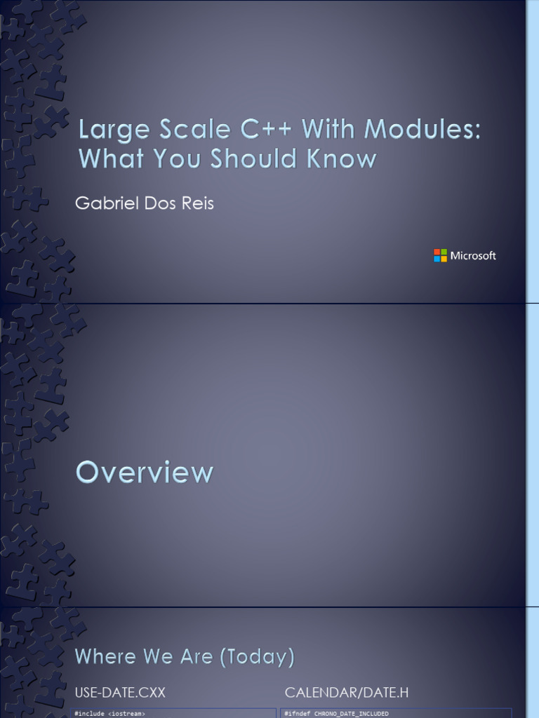 Large Scale C++ With Modules | PDF | C++ | Software