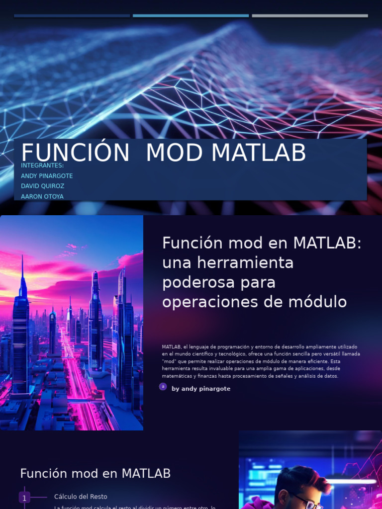 Función mod matlab | PDF