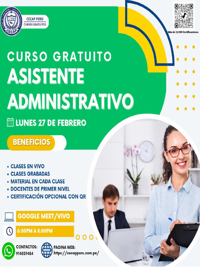Clase 03 Asistente Administrativo Cecap Peru Pdf
