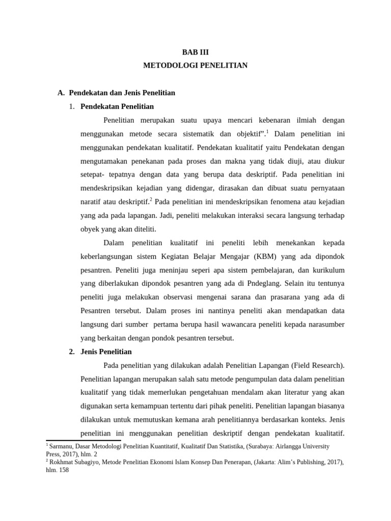 Bab Iii | PDF