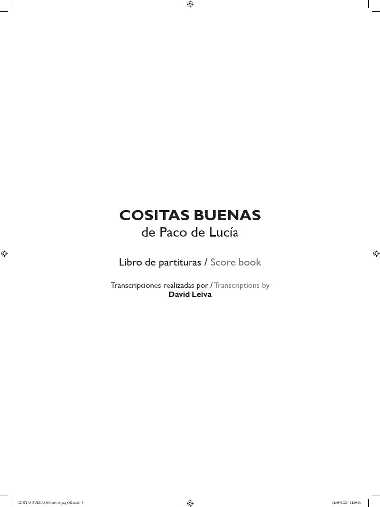 Paco de Lucia Cositas Buenas | PDF