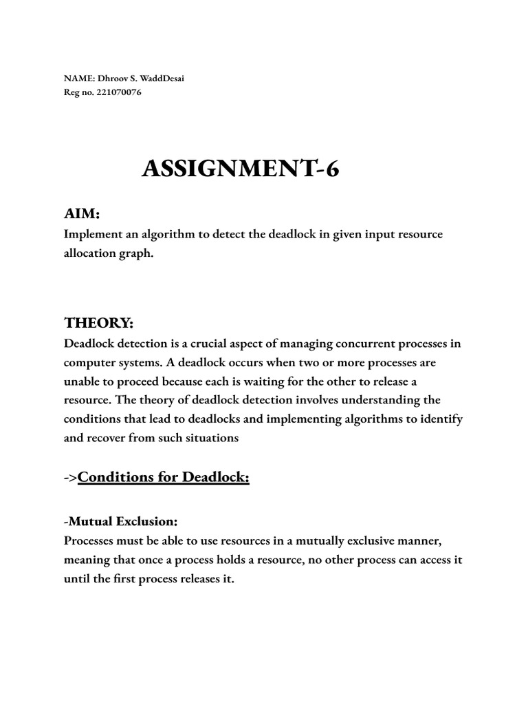 Dhroov 221070076 Assignment6 | PDF | Applied Mathematics | Computer Science