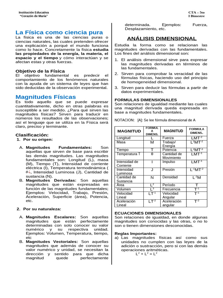 Material 03 - Analisis Dimensional | PDF