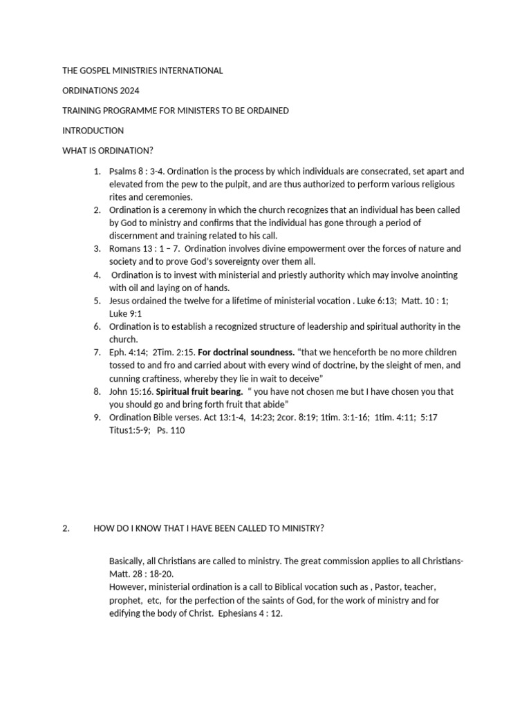 Intro To Ordination | PDF
