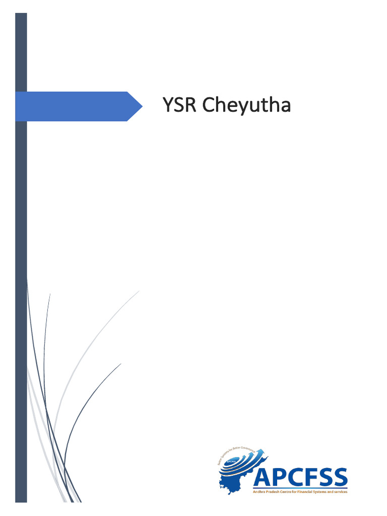 YSR Cheyutha User Manual Guide | PDF | Computing