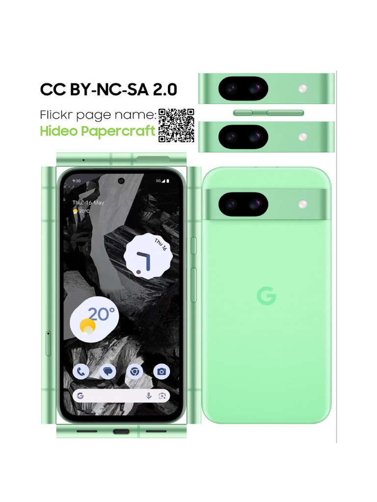 Iphone 15 Plus Blue (Papercraft) | PDF