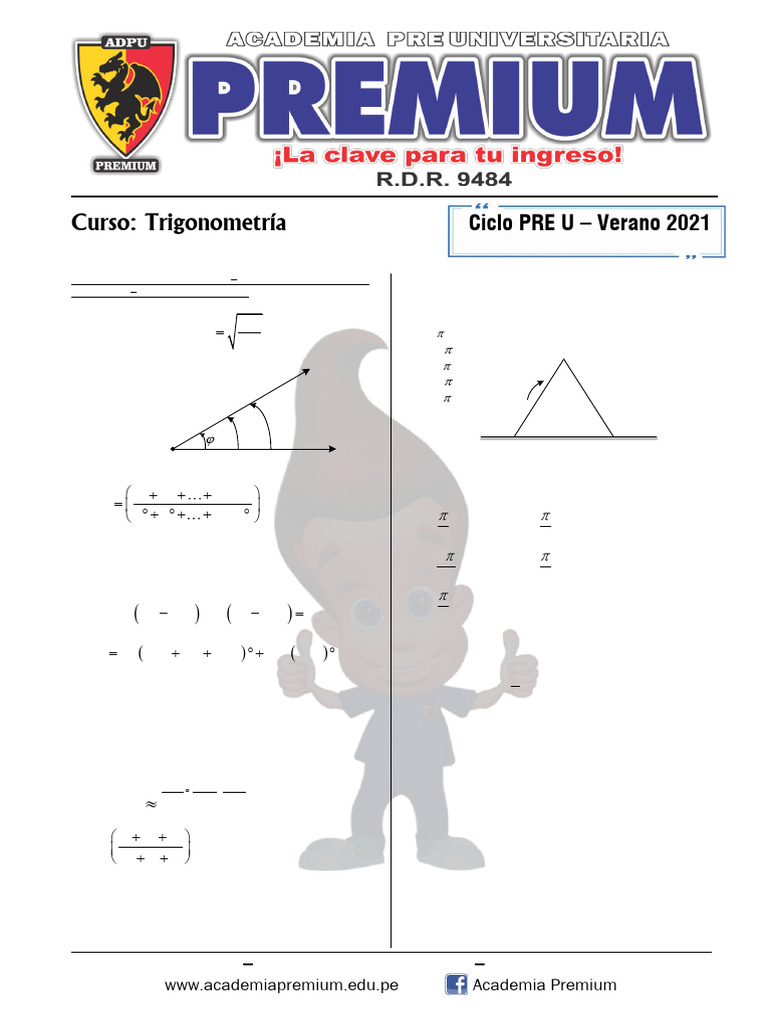 TRIG VER21 PREU 01 Angulo Sistema Sector | PDF