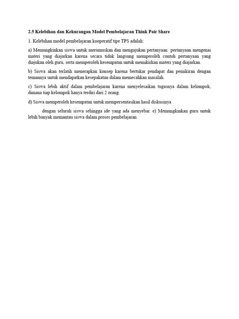 Kelebihan Dan Kekurangan | PDF