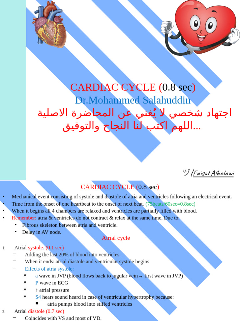 Cardiac Cycle | PDF