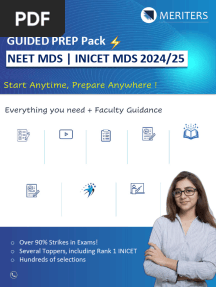 NEET MDS 2024-25 GUIDED PREP PACK Latest