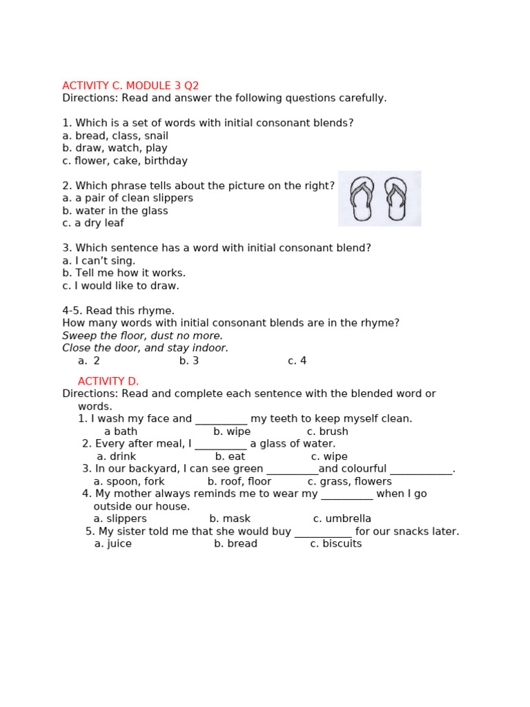 Activity C | PDF