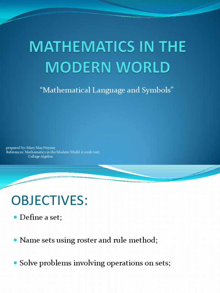 Sets Pdf Set Mathematics Numbers