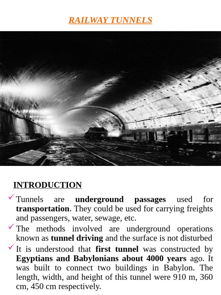 Tunnel Engineering | PDF