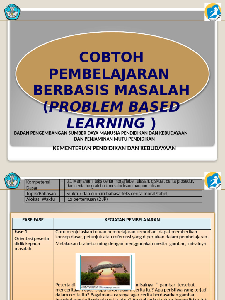 Contoh Pembelajaran Berbasis Masalah Pdf