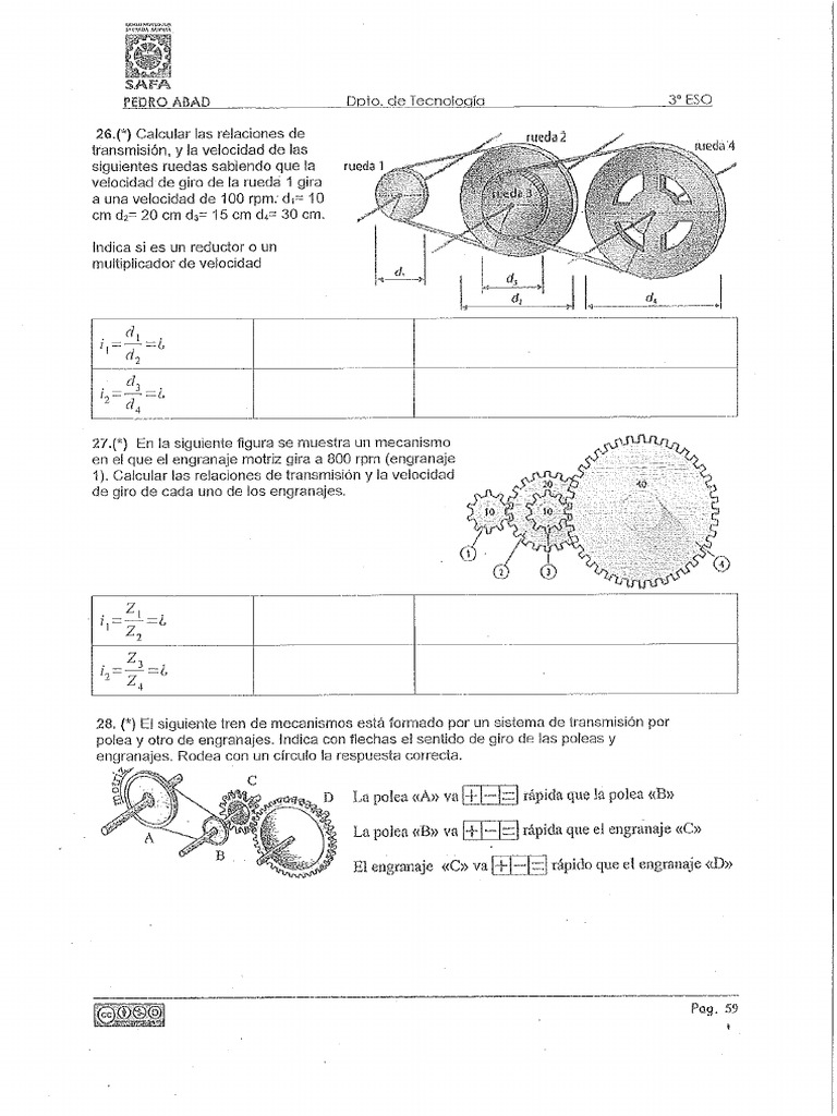 Apuntes Mecanismos Y Engranajes Pdf