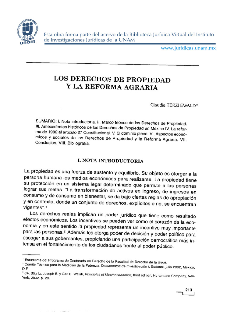 Los Derechos de La Propiedad | PDF