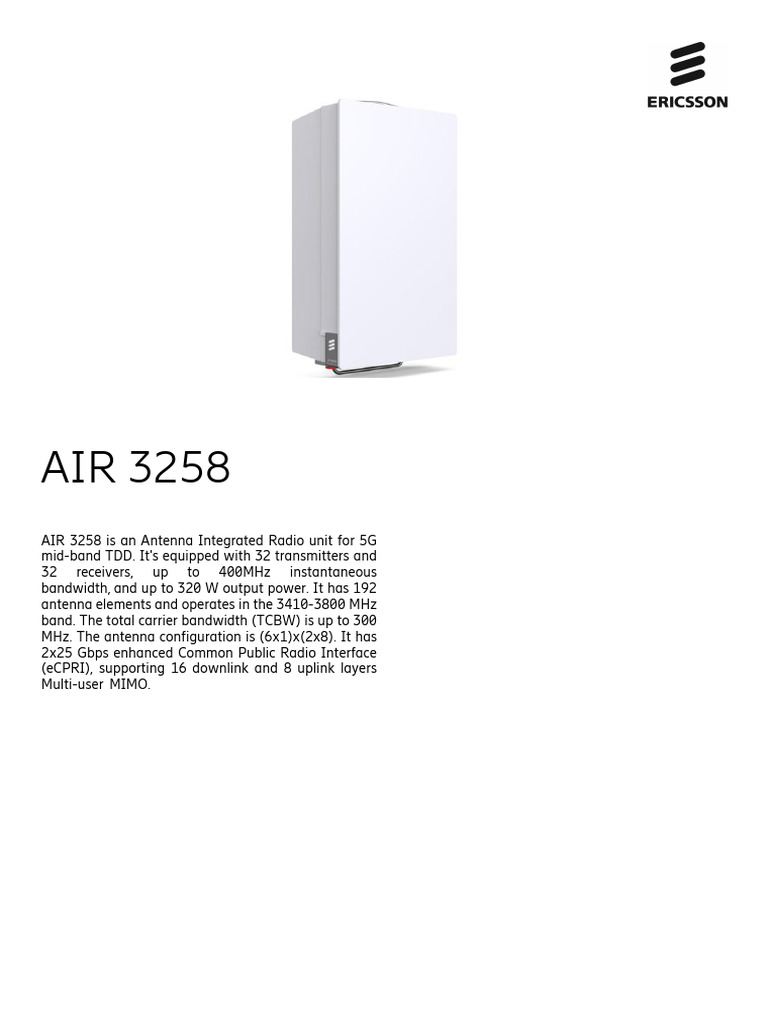 AIR3258 Datasheet | PDF