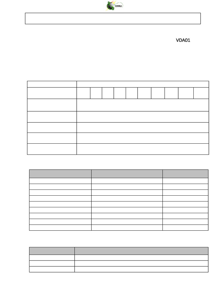 Vda01 Voluntary Disclosure Application Form | PDF