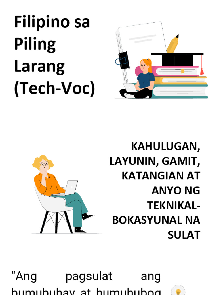 Teknikal-Bokasyonal na Pagsulat: Gabay | PDF | Cultural Assimilation ...