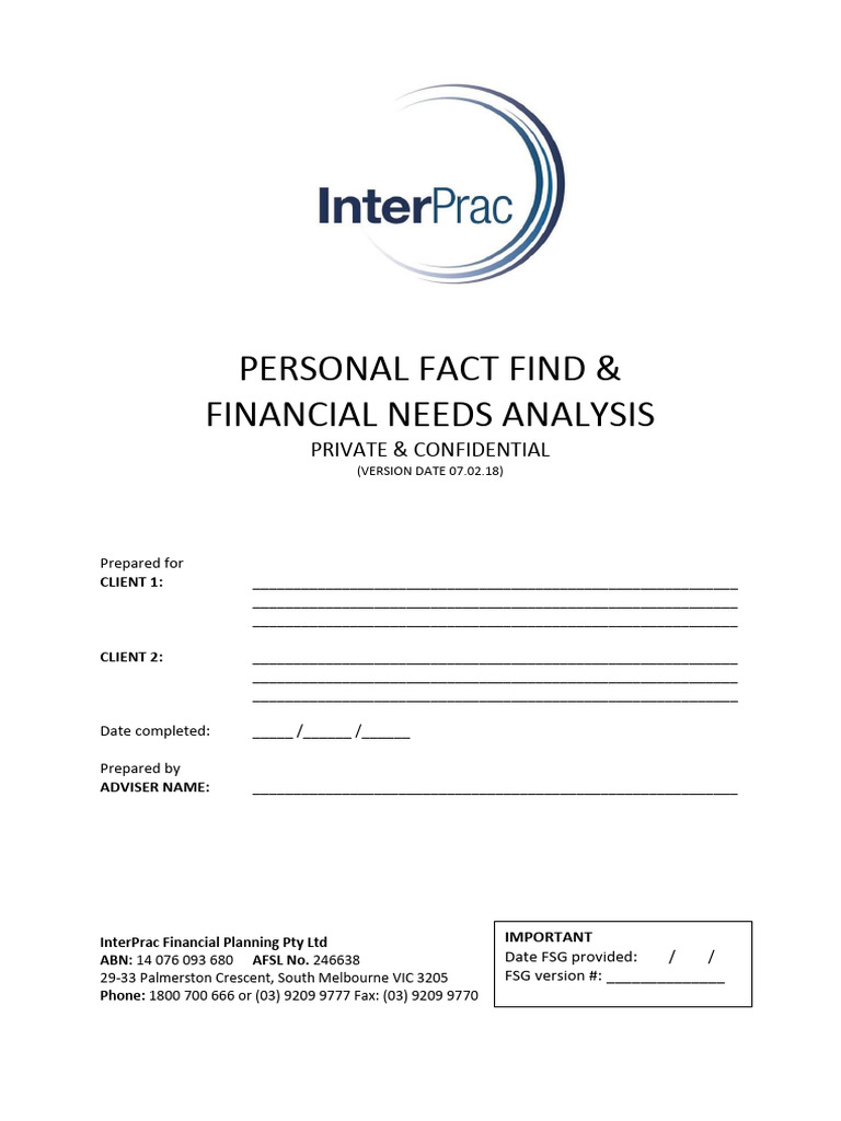 2018 Interprac-Fact-Find-2018 | PDF