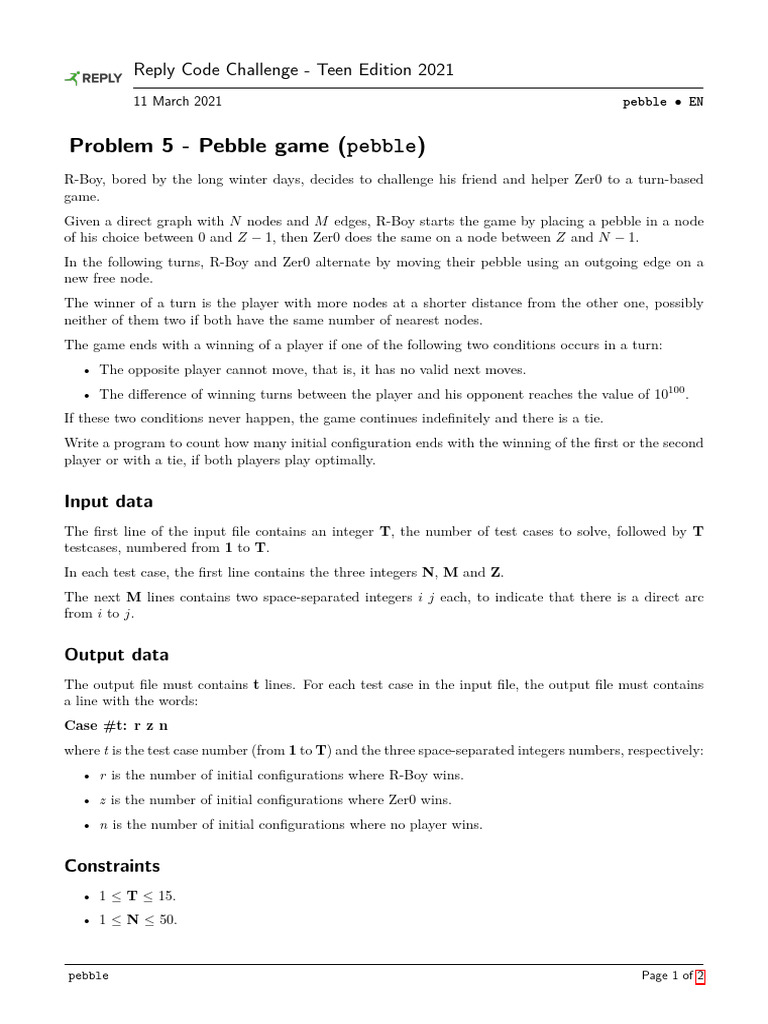 RCC Teen2021 5 Pebble | PDF