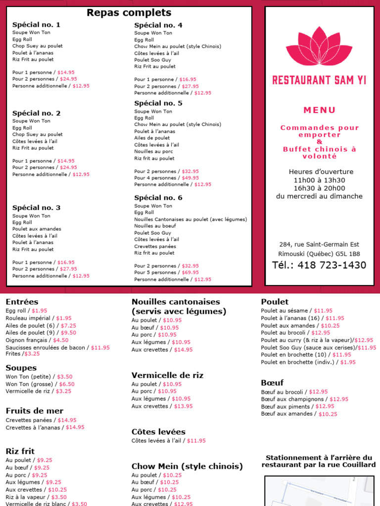 Menu Take Out r6 | PDF