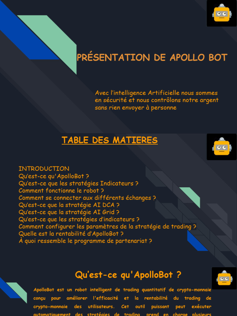 APOLLOBOT Présentation Générale | PDF