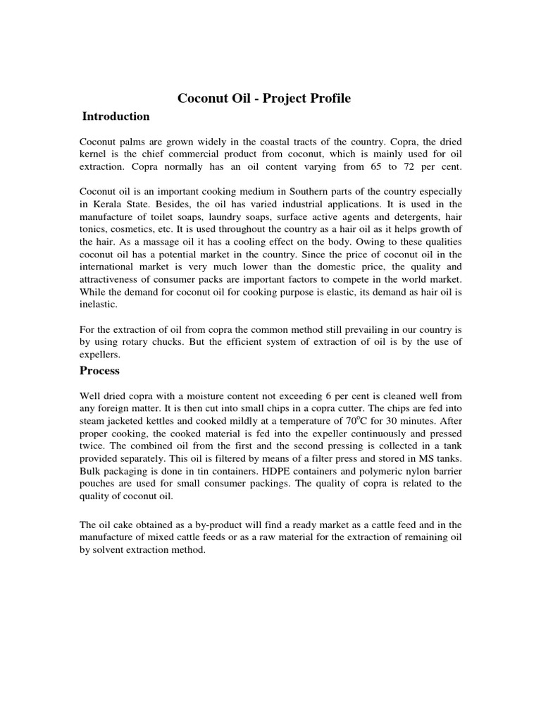 Coconut Oil | PDF