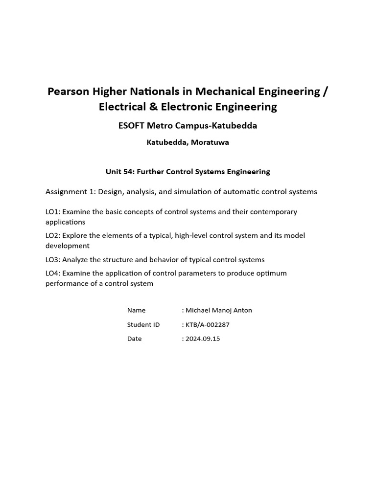 Unit 54 futher control system engineering pdf
