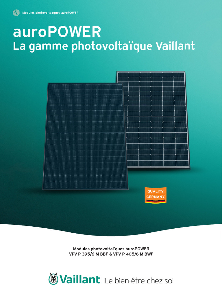 Vaillant Auropower Brochure b2b 4p Modules Auropower Va23005 2565500 | PDF
