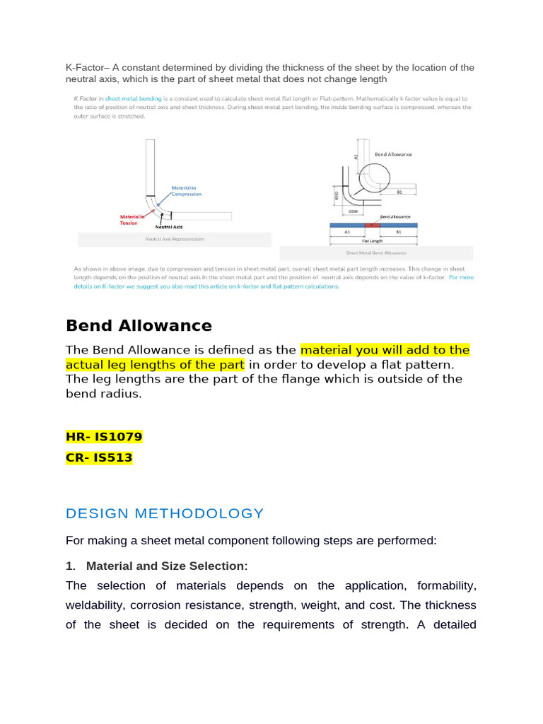 Sheet Metal | PDF