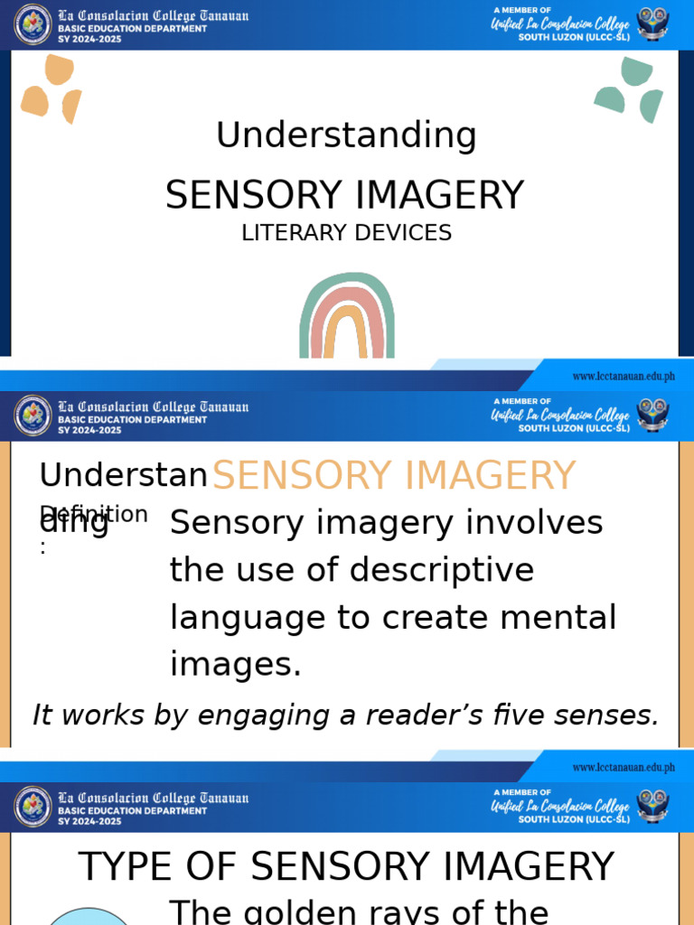 Lesson+3+Sensory+Imagery | PDF