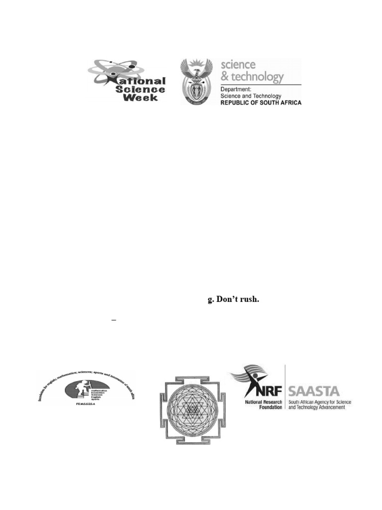 Foundation Grade 2 FInal Round 2018 Questions | PDF | Mathematics ...