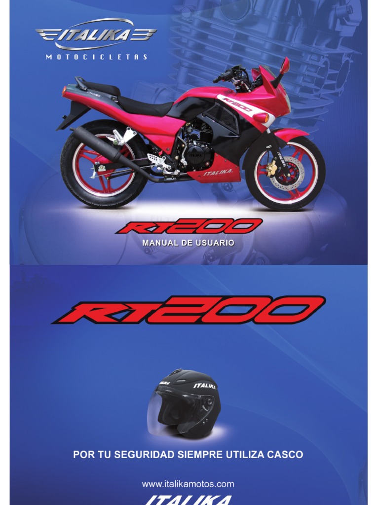 ITALIKA rt200 | PDF | Motocicleta | Tornillo