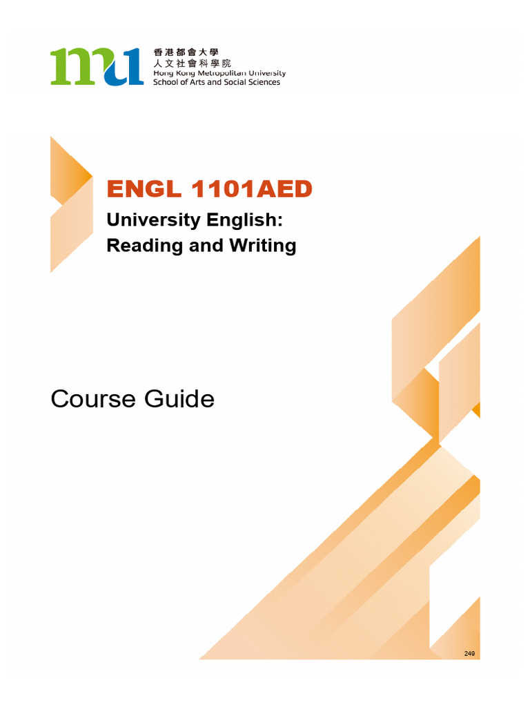 Engl 1101aed CG | PDF