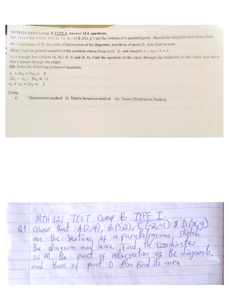 Mth 121 Test Group B Type I 1 Pdf
