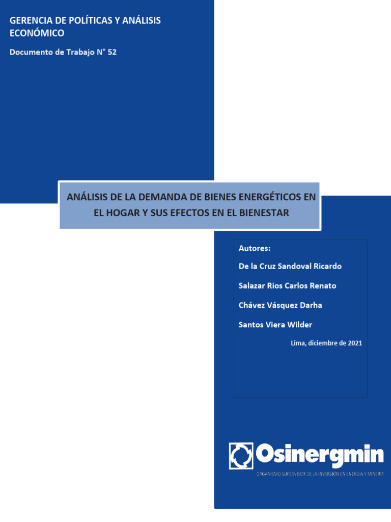 Documento de Trabajo 52 | PDF