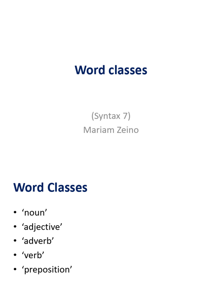 Syntax 7 | PDF