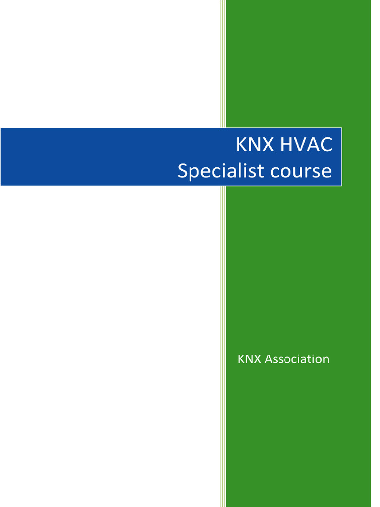 KNX HVAC Specialist Course IM | PDF