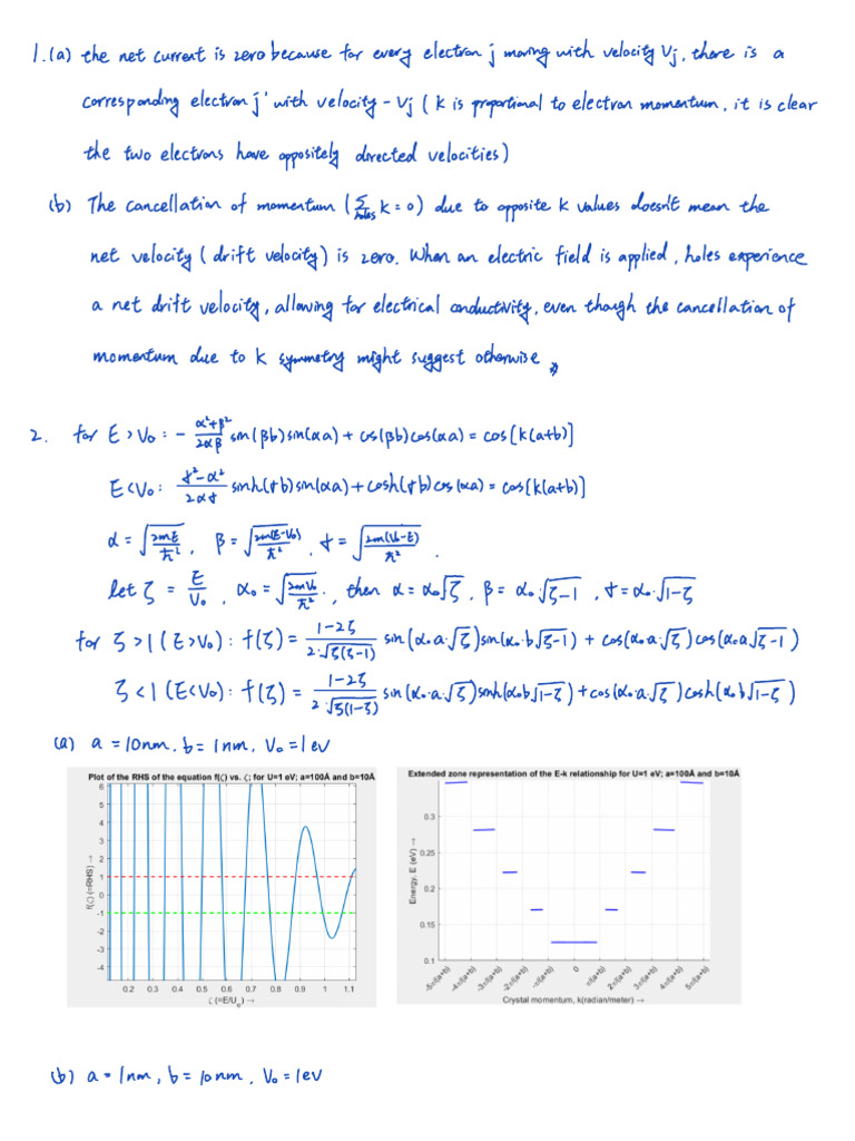 Solid State Electronics hw2 | PDF