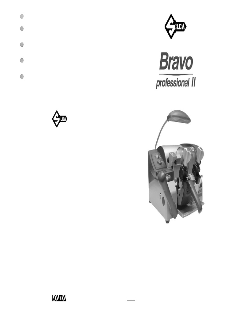 Manual Bravo Professional 110V | PDF