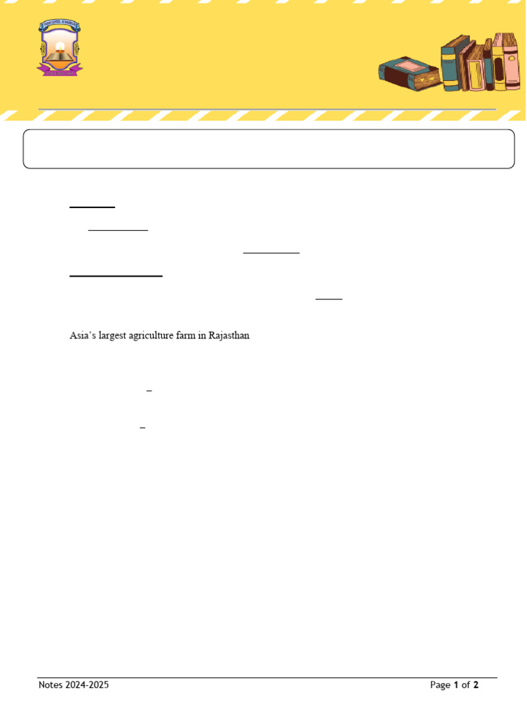 CLASS 4- NOTES -THE WESTERN DESERT HD | PDF